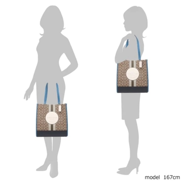 Dempsey Tote in Signature Jacquard Coach Patch - Picture 2 of 9